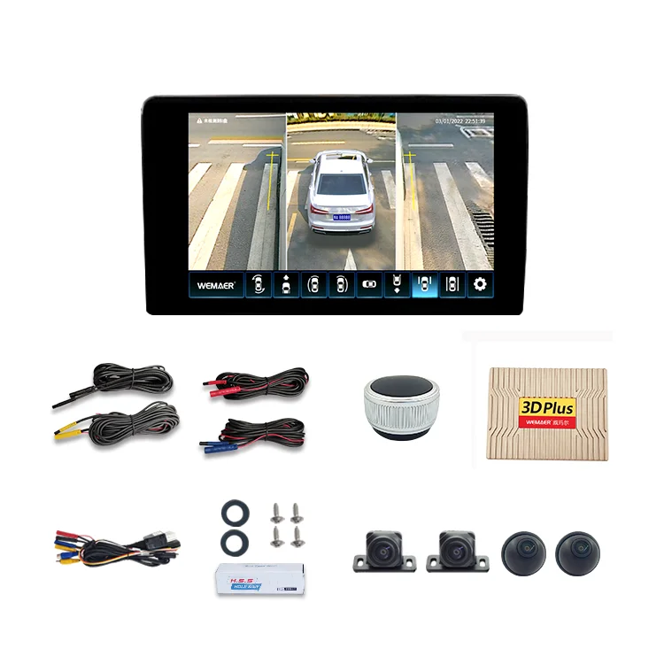 Wemaer OEM Factory Bird View Camera Around Eye Full View HD 1080P 360 Degree Car Camera System For Car