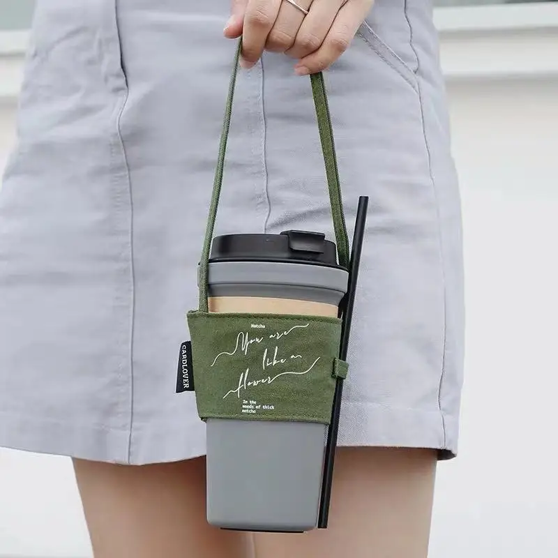 bubble tea cup cotton bag