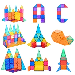 48 pcs magnetic toys,  building block tiles 3D educational magnetic tiles