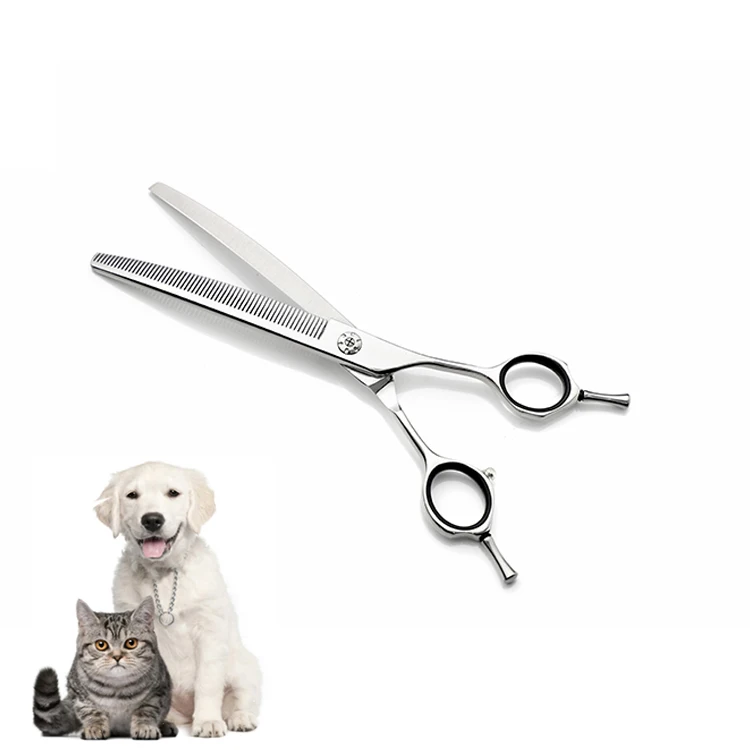 2021 guaranteed quality curved thinning pet cat dog scissors grooming pet