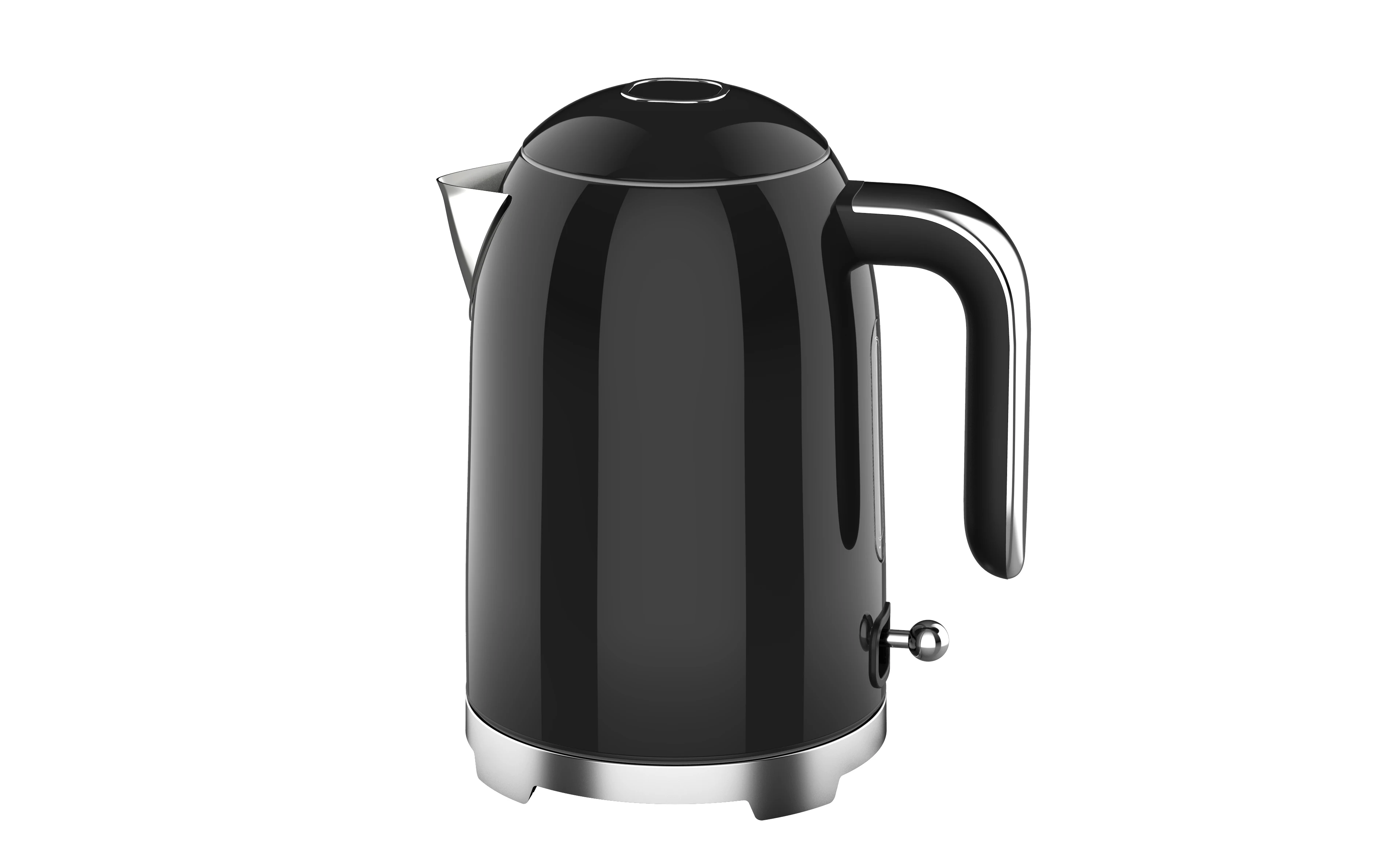 Factory Custom Portable water electric kettles  Home Appliances 1.7L Retro Stainless Steel Electric Kettles