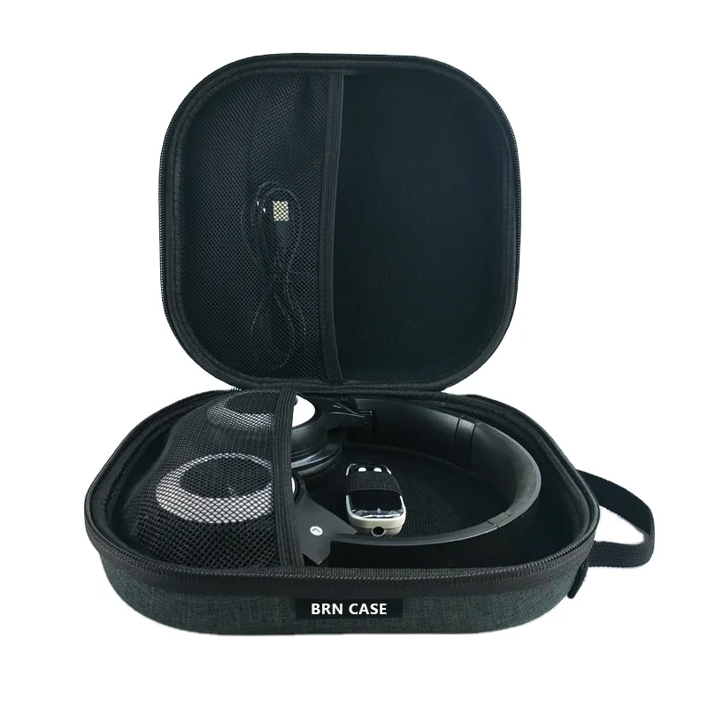 Custom Hard Shell Headphone Carrying Case Headphones Portable Headphone Pouch EVA Bags Cases