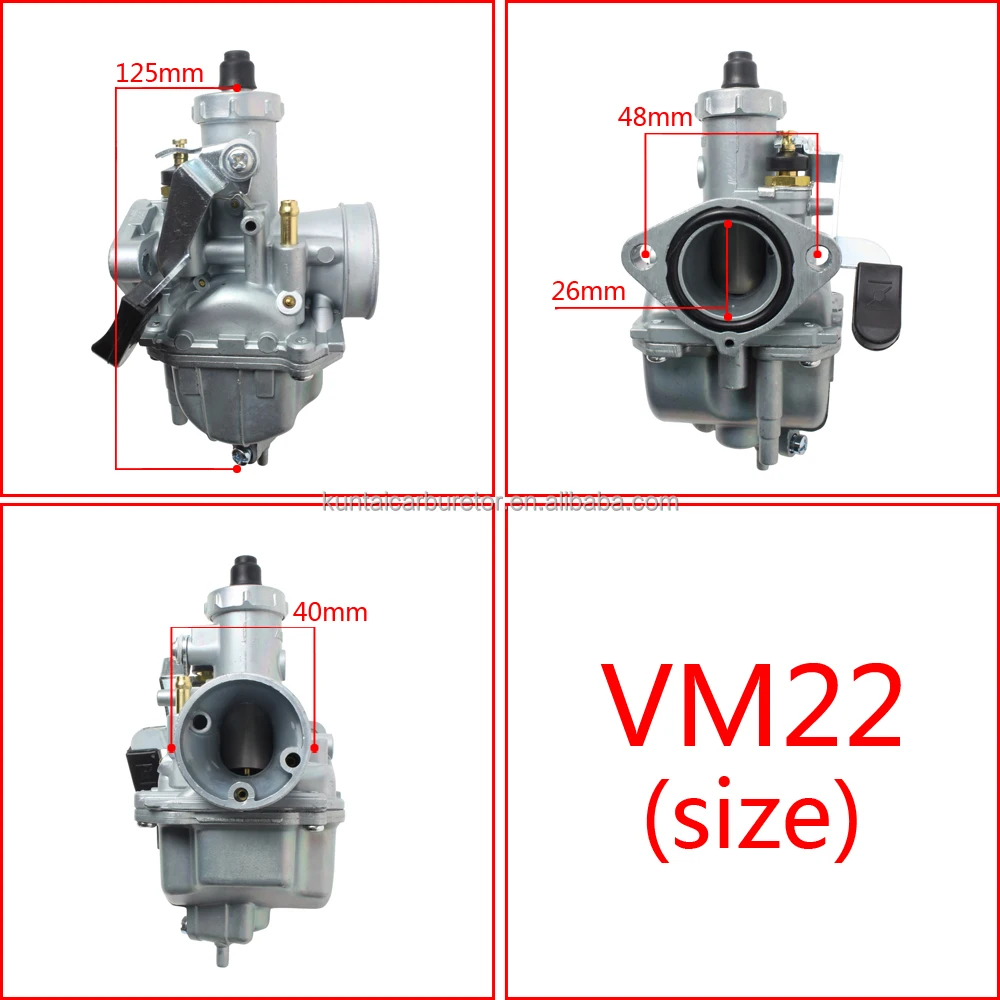 MIKUNI CARBURETOR VM22 26MM 110CC 125CC 140cc 160cc PIT DIRT BIKE ATV QUAD PZ26 PERFORMANCE CARBURETOR PART