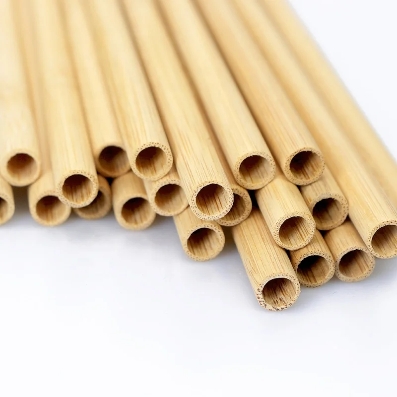 disposable bamboo biodegradable eco friendly bamboo straw drinking straws