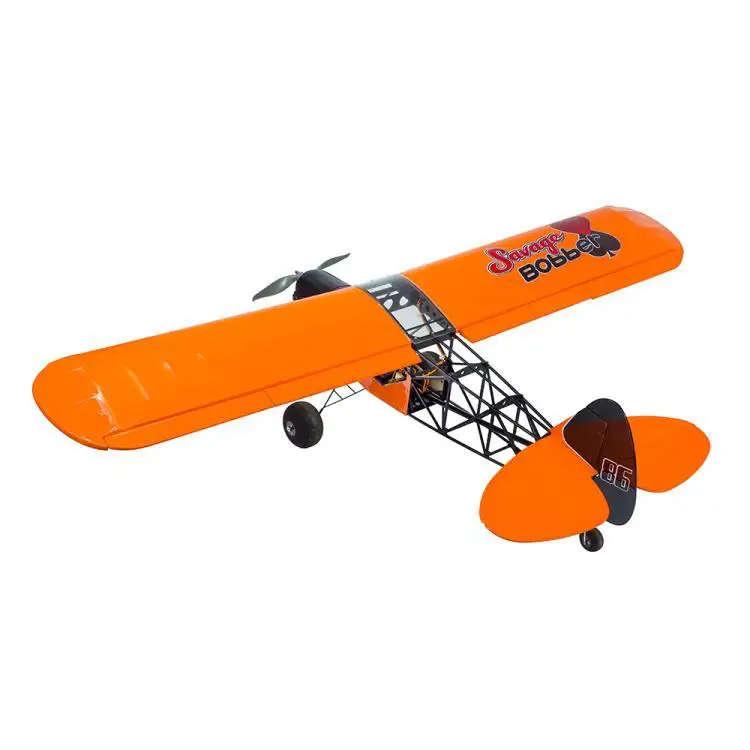 Amazon Hot Selling 3D ARF DIY Balsa Wood Airplane Savage Bobber Scale RC Aircraft
