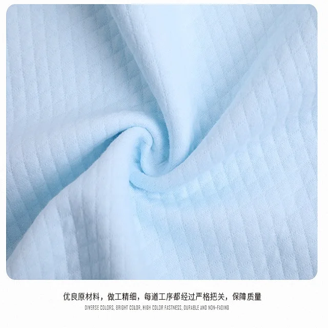 Фабрика г/м2 оптовая продажа трехслойное хлопковое полиэфирное одеяло жаккардовая ткань для детской