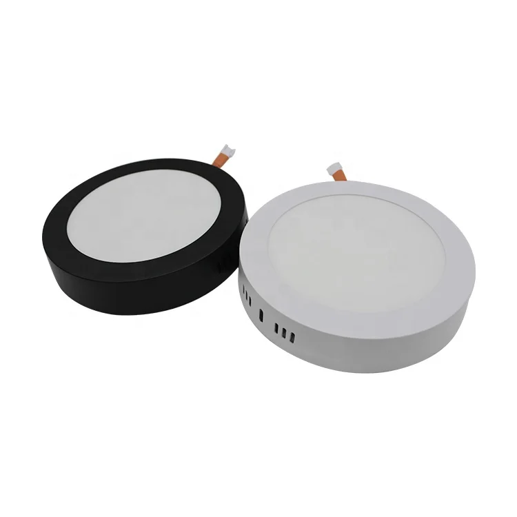 High Quality Aluminum Ceiling Panel 6w 12w 18w 24w Square Round Surface Mounted Panel Led Light