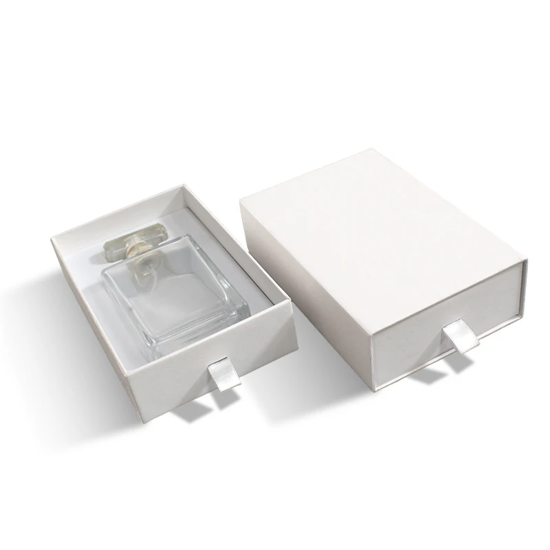 Custom Kraft Packaging Eyelash Extensions Slide Drawer Perfume Cardboard Boxes Sponge Liner Jewelry Fragrance Gifts Cosmetics