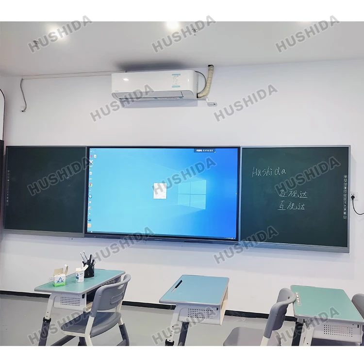 Customized All-In-One 75 85 100 110 inch Meeting School Interactive Board For Kids Children