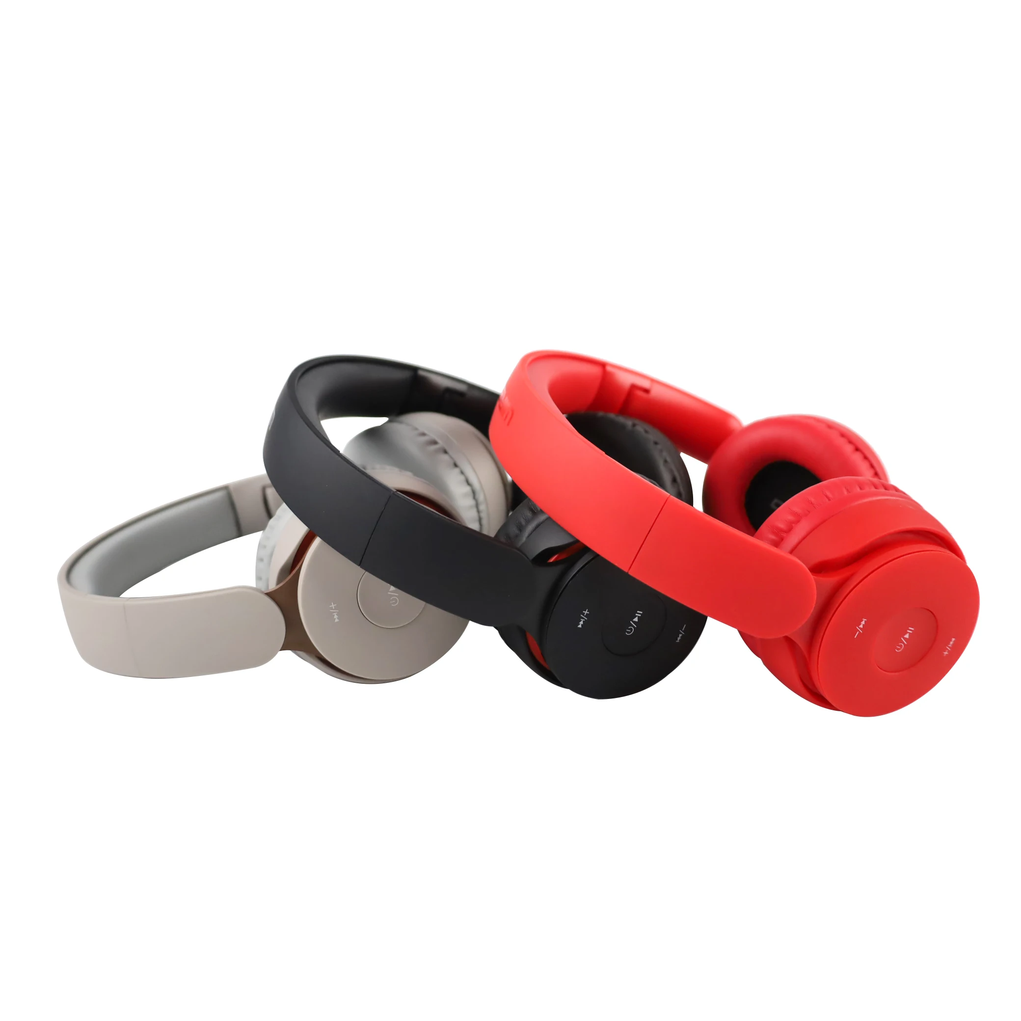 Новый дизайн складной bt беспроводной синий зуб audiophones фирменные наушники гарнитура