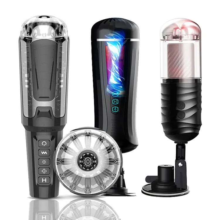 Real Vagina Masturbation Pussy Mouth Blow Job Masturbator Device Adult Endurance Exercise Man Sex Toys Masturbation Cup