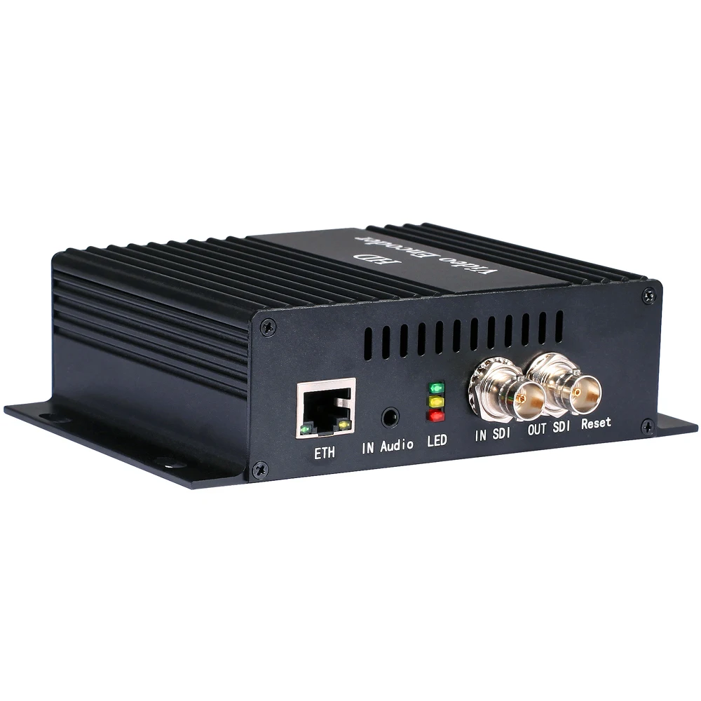 URay H.264 SD HD 3G SDI To IP SRT Encoder HD-SDI Video Streaming Encoder IPTV Live Encoder For Youtube Facebook Wowza Via RTMP