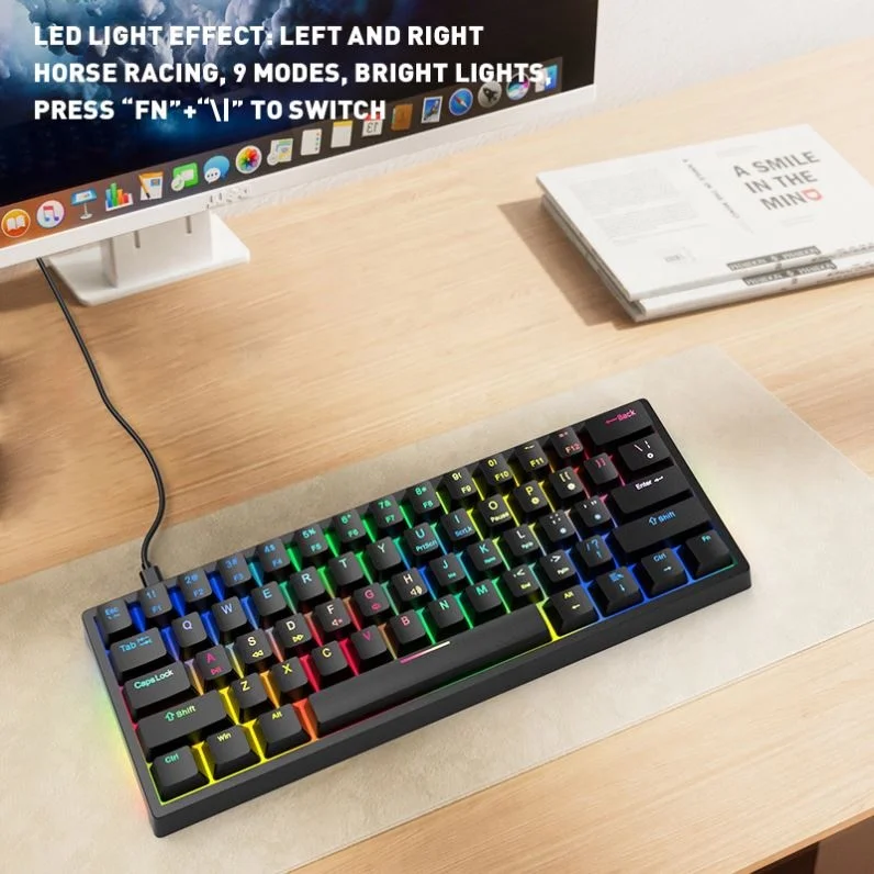 Горячая распродажа, проводная беспроводная клавиатура