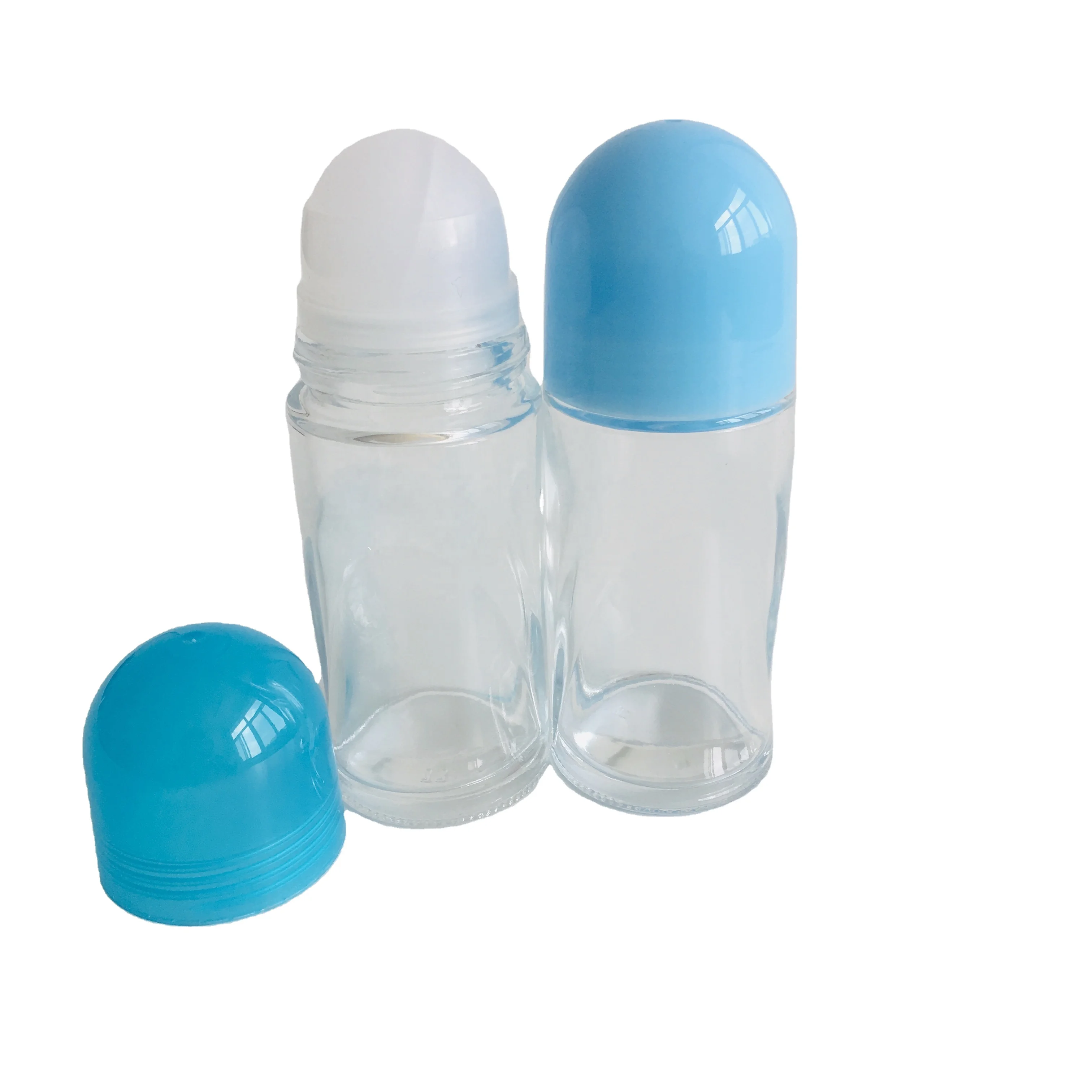 50ml deodorant glass roll on bottle for essential oil