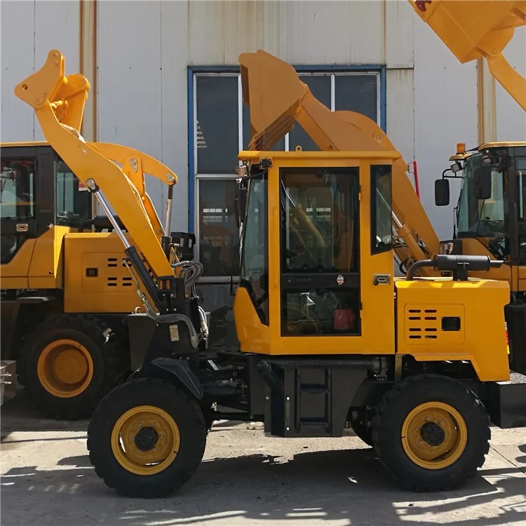 Yunnei Mini Wheel Loader with TCM 1-5 Ton Rated Load Front Loader Design Gearbox Bearing Pump Bucket for Farm Industries