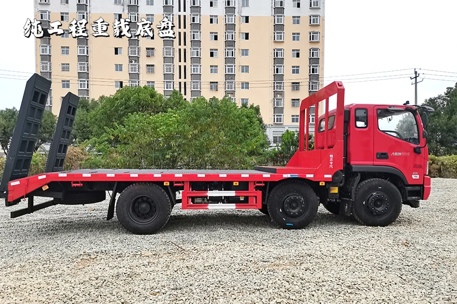 Factory direct price FOTON Donkey Kong ES 5 220hp short three-axis flat plate transporter truck tow trucks & wreckers truck