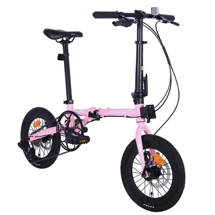 JOYKIE OEM 7 speed gear cycle 16 inch mini bici folding bike for men