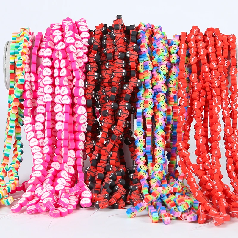 Mixed Flower Insect Lemon Slices Polymer Clay Sprinkles For Crafts DIY Nail Arts Decoration 9mm