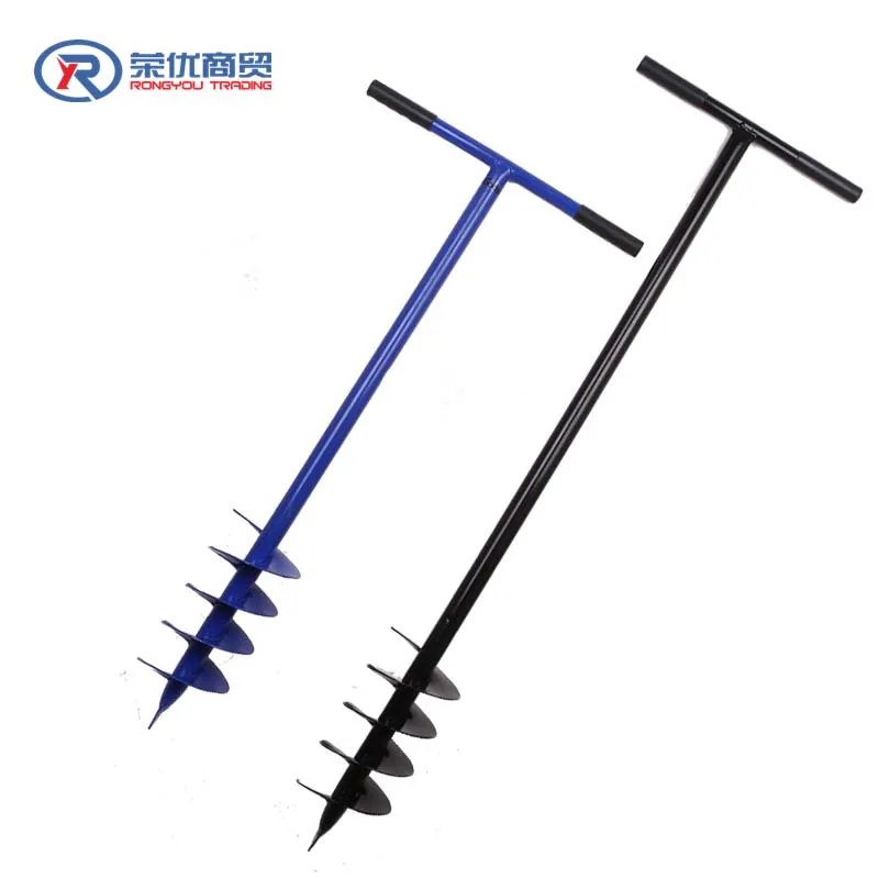 Post Hole Fence Manual Hand Drill Digger Earth Auger