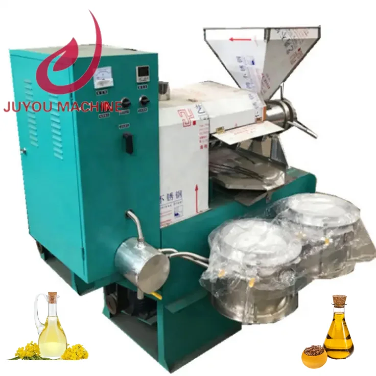 New Oil Processing Machine Sale 100kg per hour peanut oil extraction machine for Maize Coconut Corn Rice Bran