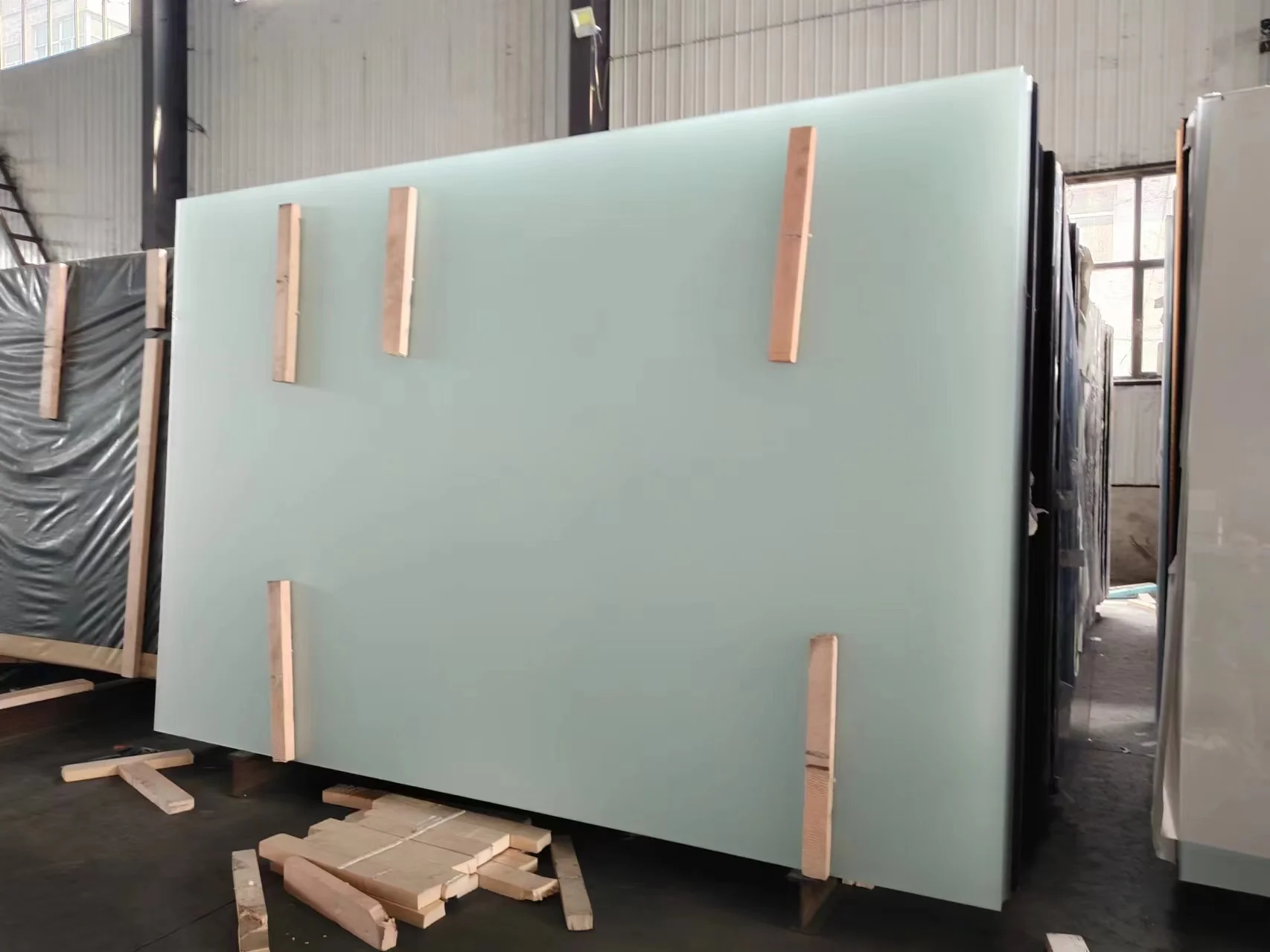 High Quality 4mm 5mm Acid-Etched Glass Oil Sand Glass Kitchen Building Living Room Hall Decorations-Direct Factory Sales China