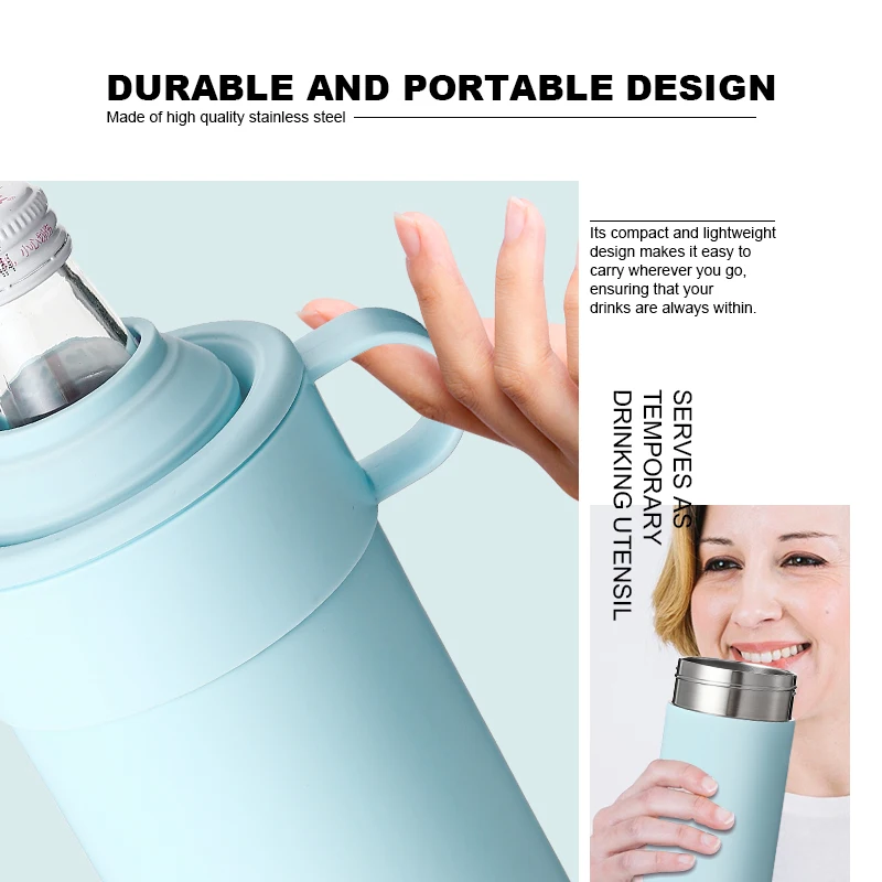 20 OZ Portable Easy to Hold Insulated Beer Can Holder Double-walled Stainless Steel Can Cooler