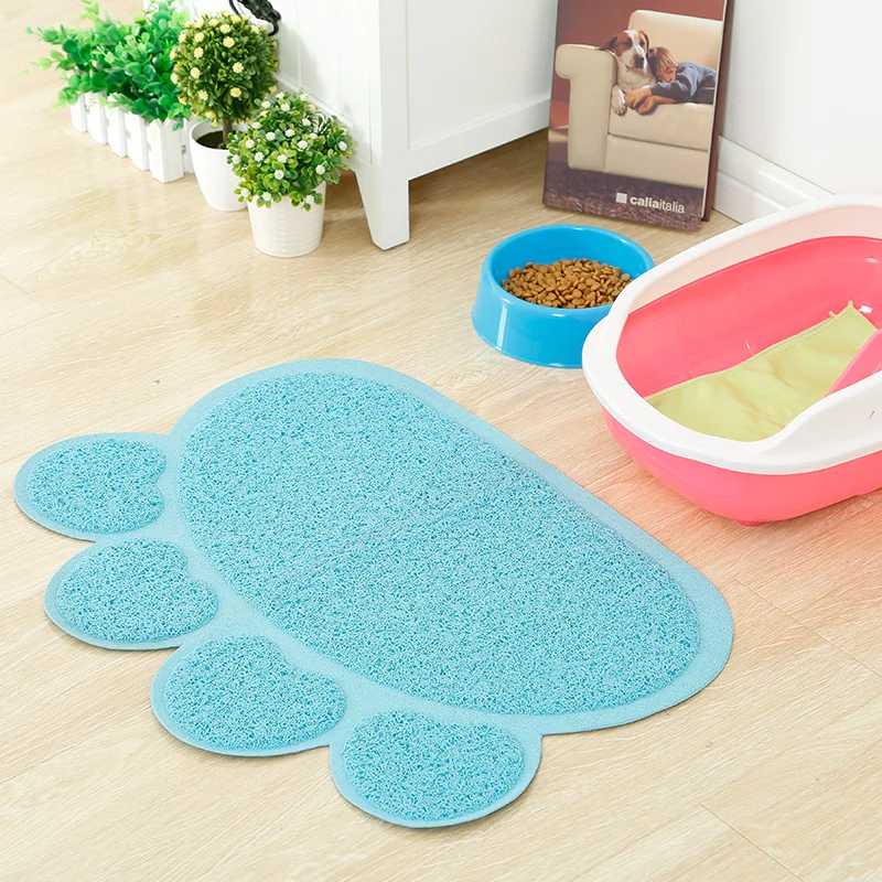 
Custom waterproof mesh pet floor toilet trapper litter mat for cats 