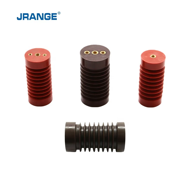 High Voltage Epoxy Resin Insulators 12KV 65*130 75*140 Busbar Support Post Insulator