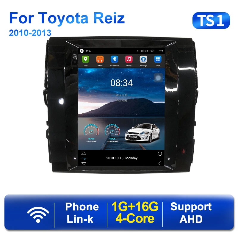  Автомобильный видеоплеер Navitree TS Android 11 IPS DSP для toyota MARK X REIZ 2010-2013 GPS навигация автомобильный мультимедийный плеер