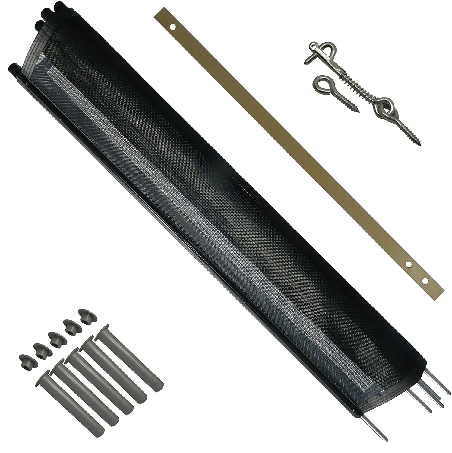 2021 New Stark plastic in-ground swimming pool fence, black swimming pool safety fence