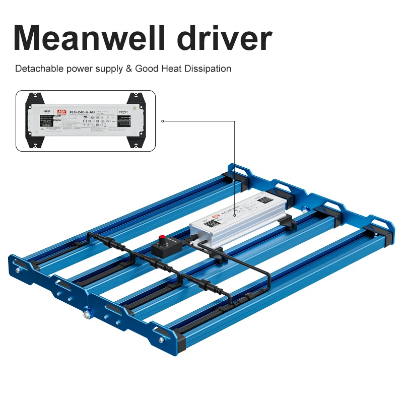 EU Stock ! 2024 KingBrite 240W Samsung LM301H EVO P55 LED Grow Light Bar For 2 x 2 ft  80x80cm Tent