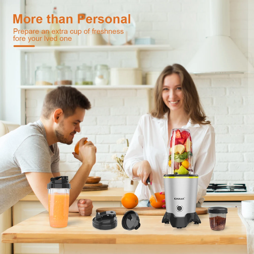 Chulux Blender высокоскоростная кофемолка 1000 Вт с смешением и Измельчением малошумного тритана без BPA алюминиевый корпус