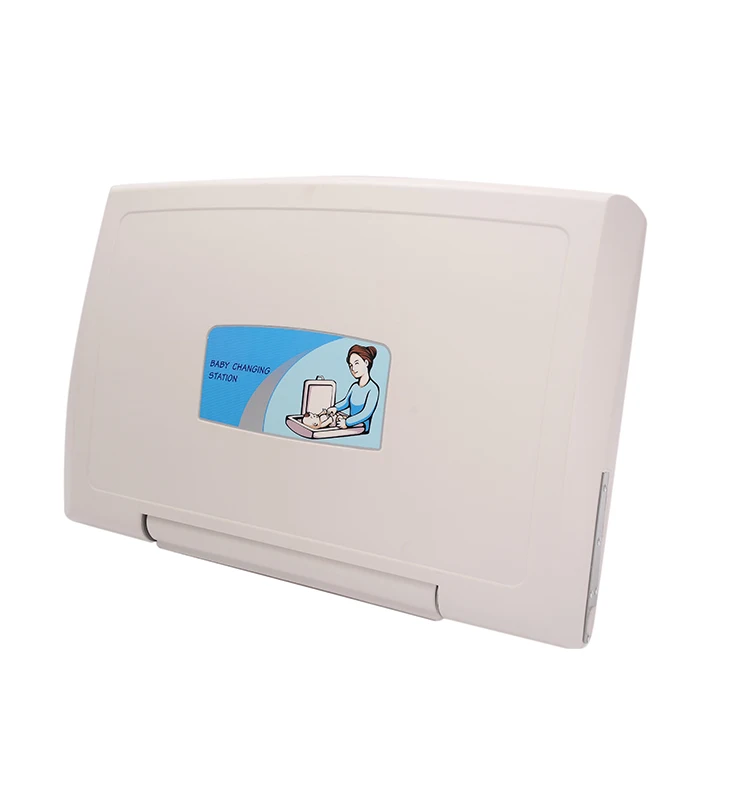 China Folding Portable Wall Mounted Baby Diaper Changing Station Table For Public Toilet