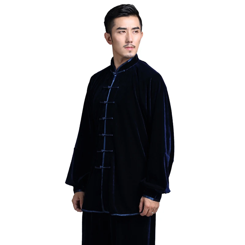 Custom Logo  Tang suit Mens Kung Fu Tai Chi Uniform Cotton linen Silk Womens Chinese Traditional Kung Fu Clothing