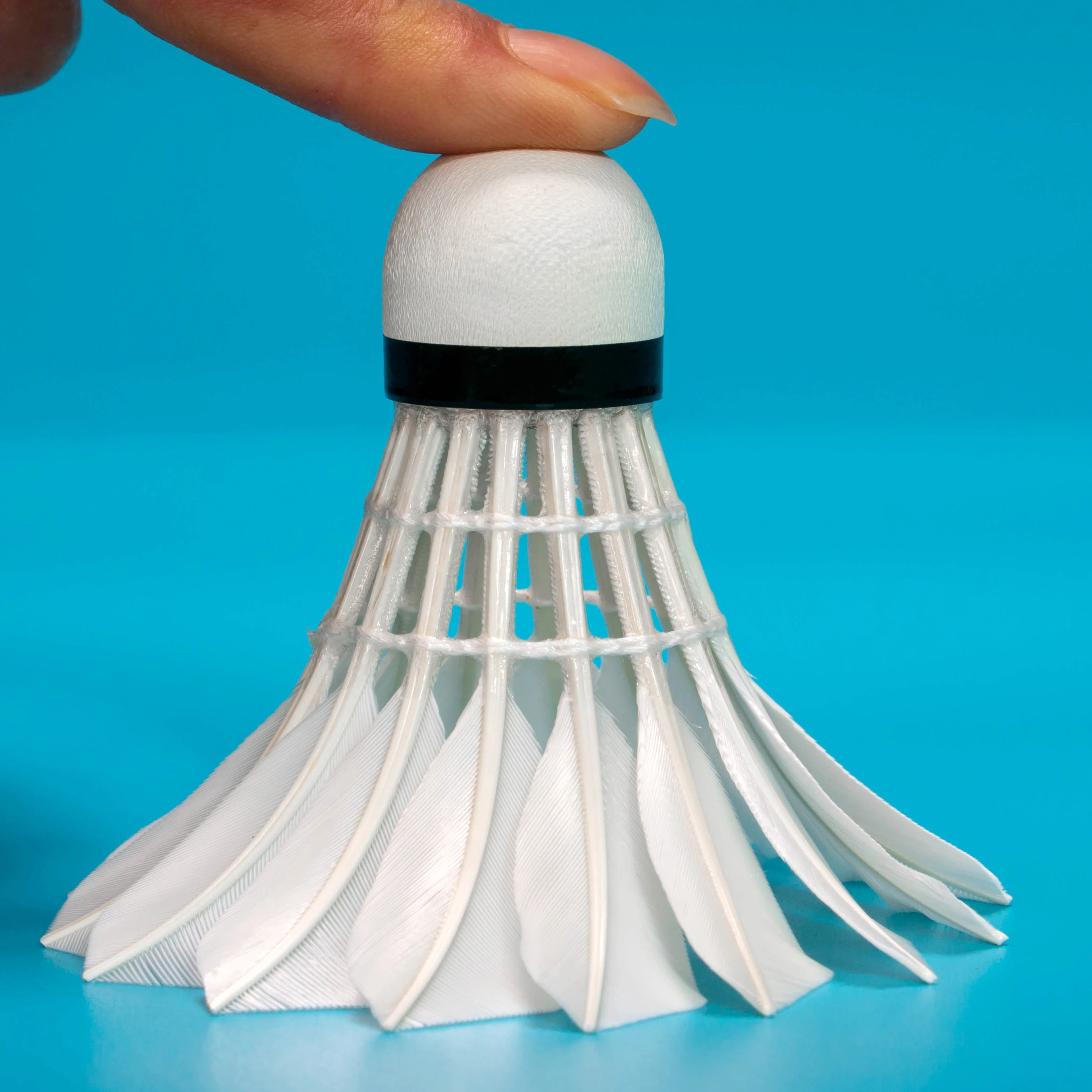 Лидер продаж белый прочный Волан из гусиного пера бадминтон по низкой цене самый волан