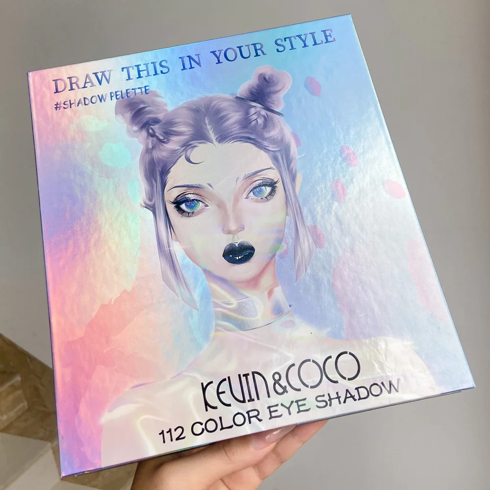 112 Colors Miss Rose odm Shimmer Glitter Pigmented Eye shadow Private Label Eyeshadow Palette