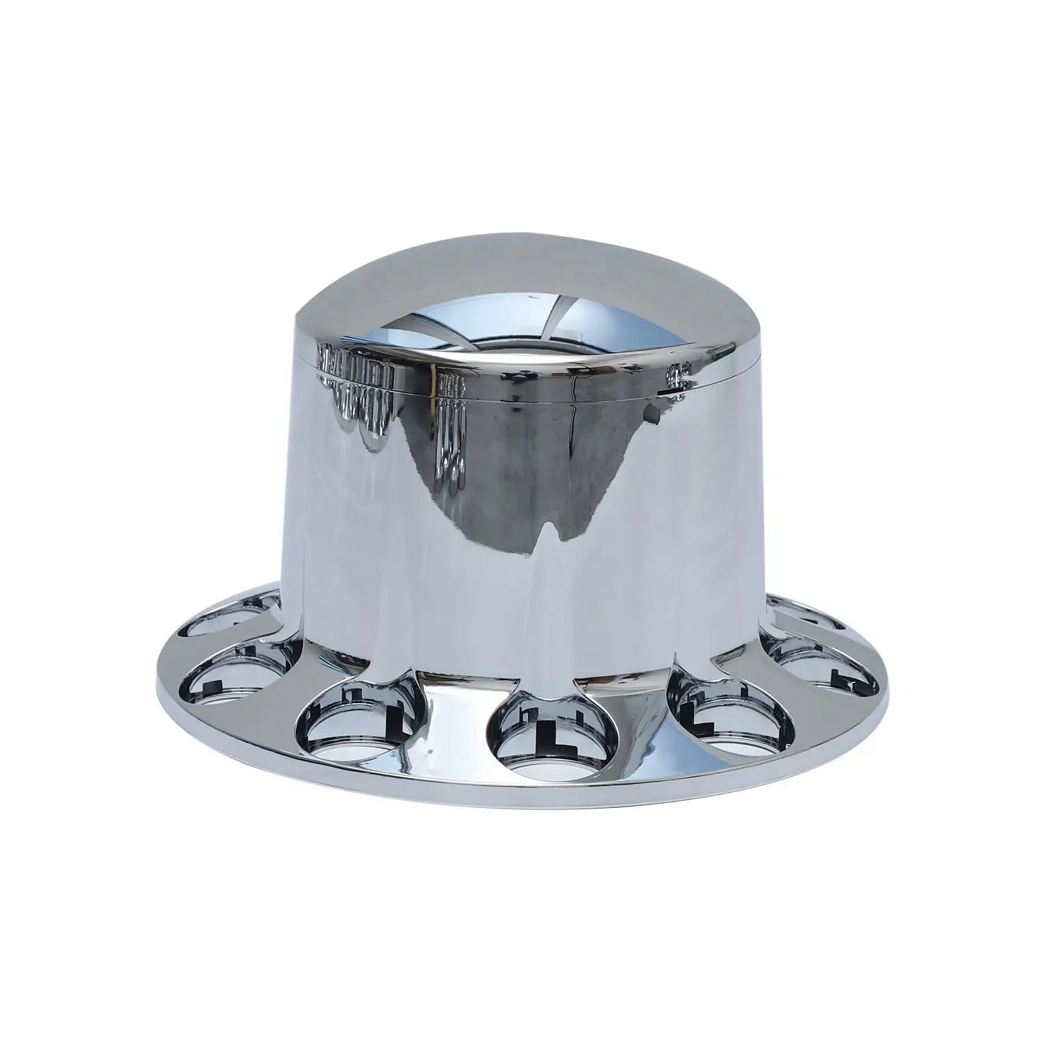 Chrome ABS Truck Rear Wheel Axle Covers With 33mm Thread on Lug Nut Covers For American Semi Trucks