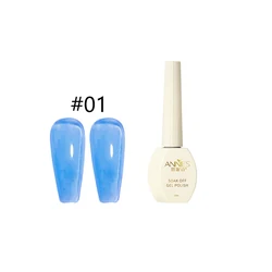 9 Colors Ice Penetration Soak off Gel Nail Polish Set for Nail Art Design Soak off UV Neon Nail Gel Polish Led Lamp UV Gel