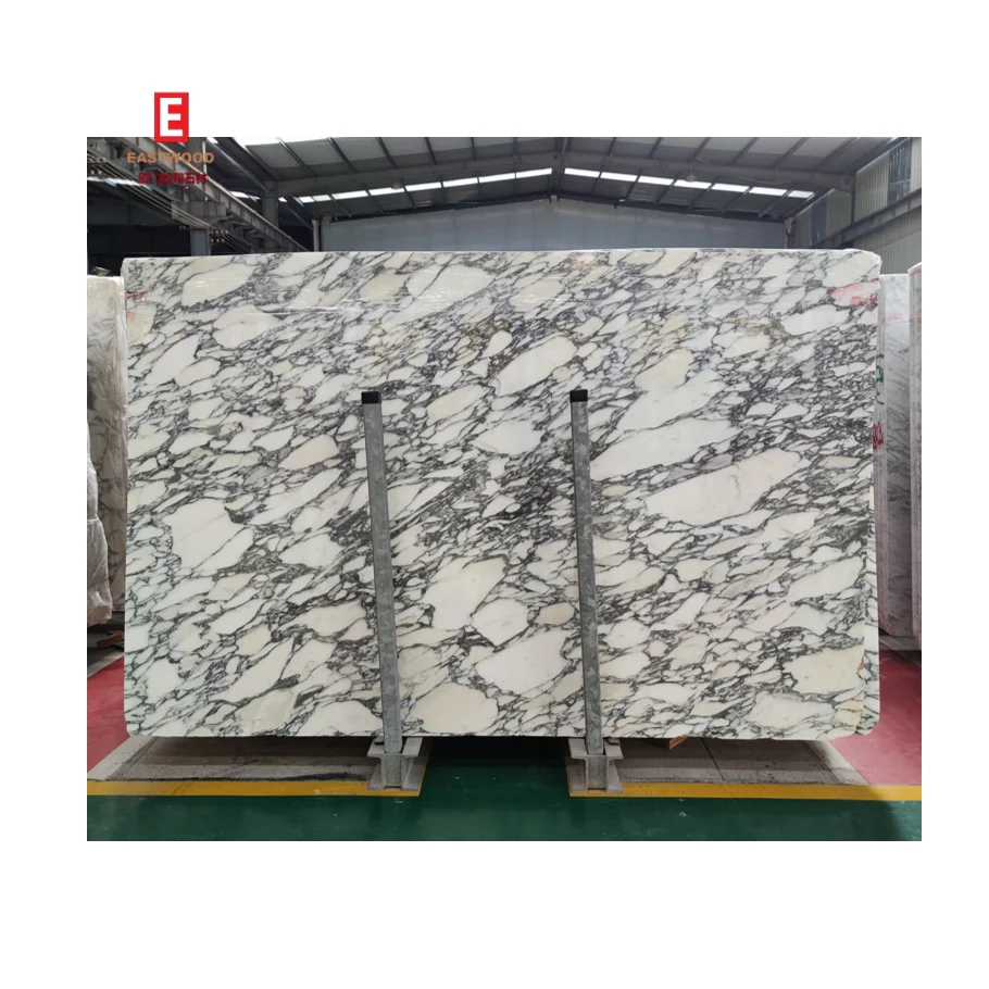 Привлекательная белая итальянская мраморная плитка Arabescato Corchia для облицовки стен