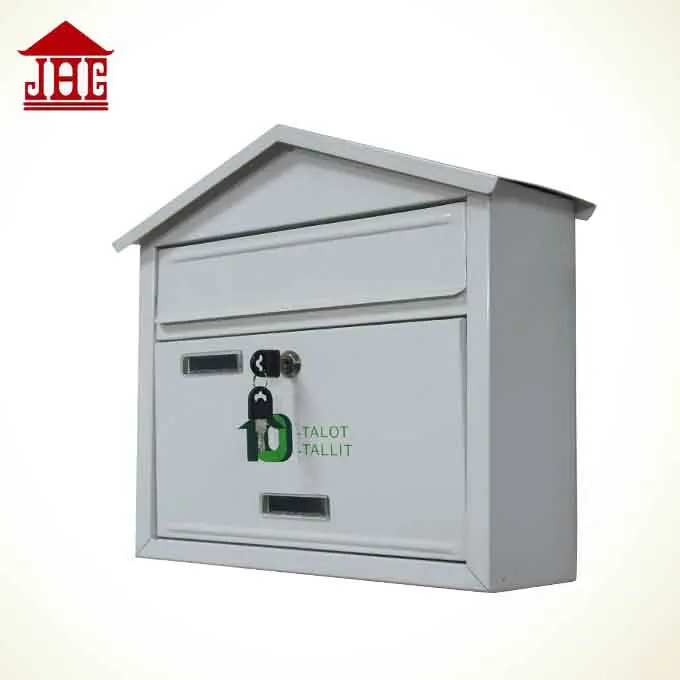High Quality Weatherproof Outdoor Wall Mounted Mailbox Modern Steel Letter Box for Apartment & Office Use