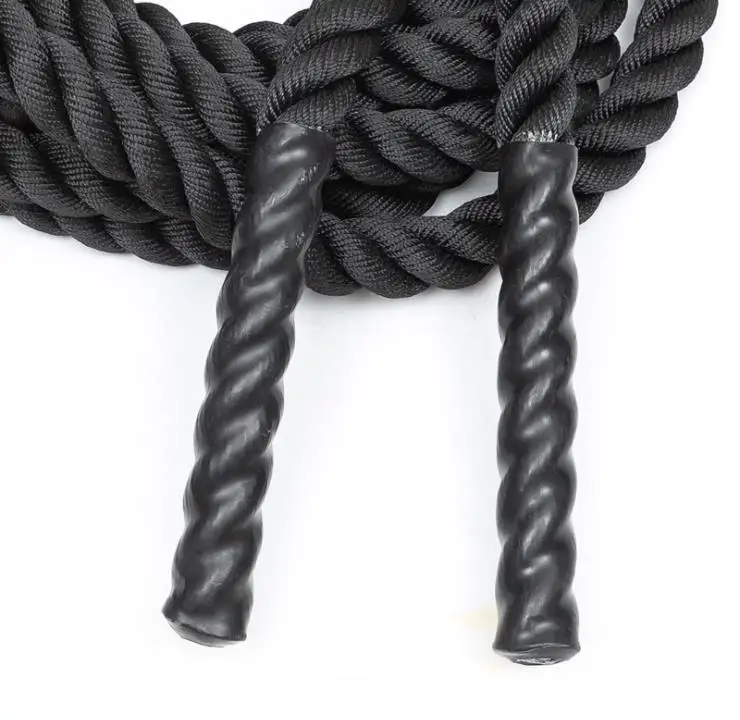 gym equipment sports power training battle ropes swing rope strength training thick battle rope
