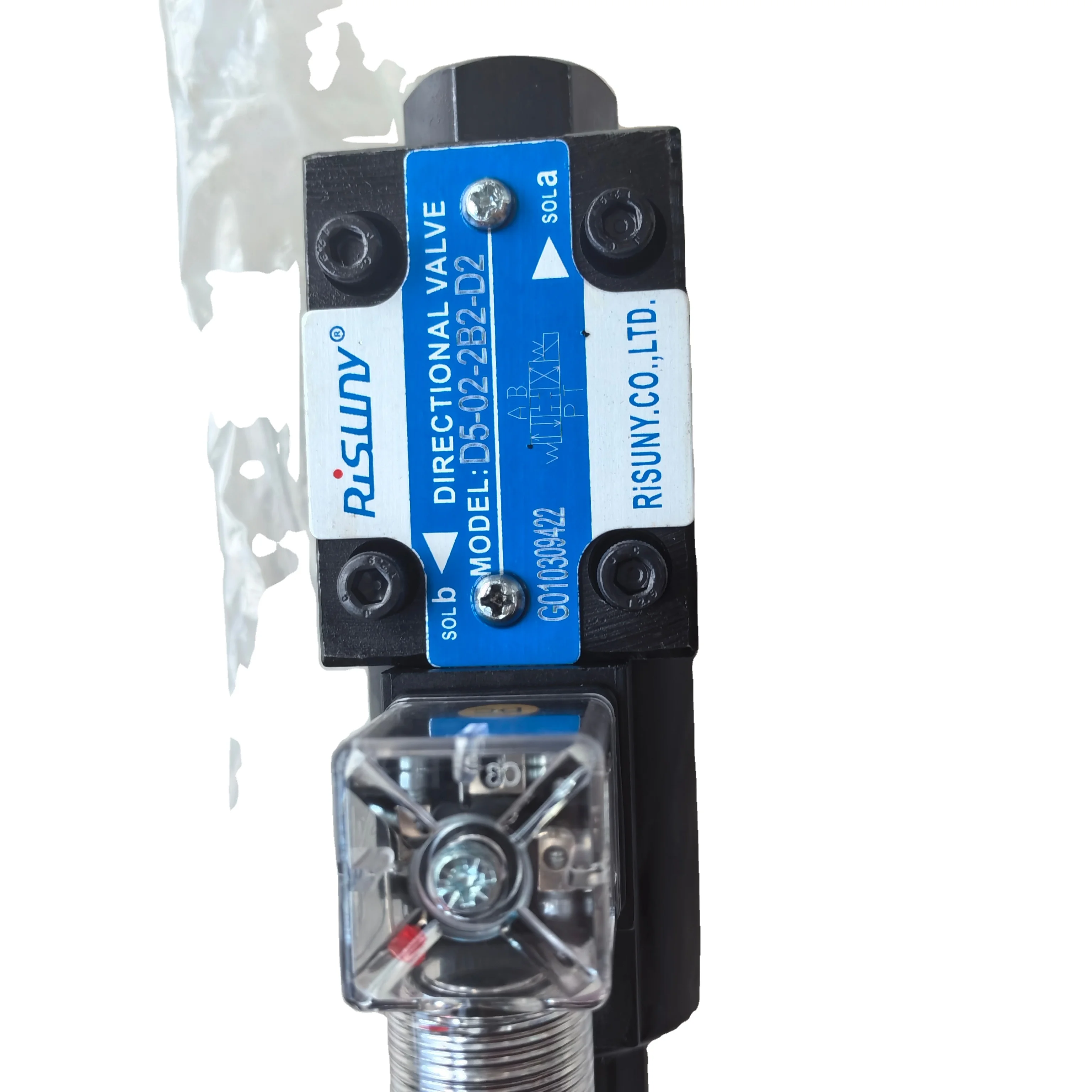 Original brand hydraulic parts D5-02-2B2-D2 D5-02-3C4-D2Risuny solenoid valve
