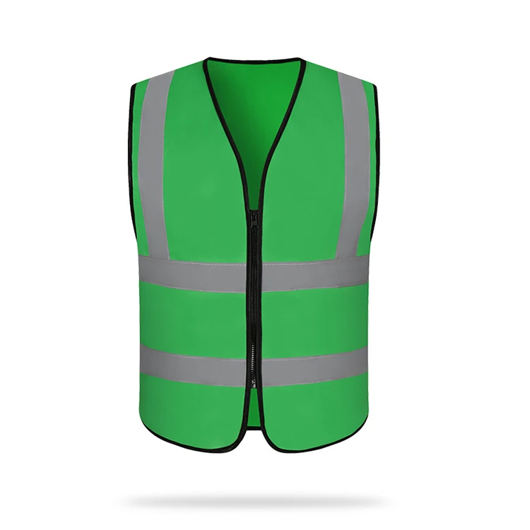 Reflective Nightcup Traffic Police Safety Work Uniform Waistcoat Breathable Yellow Green Soft Cheap Jacket Vest