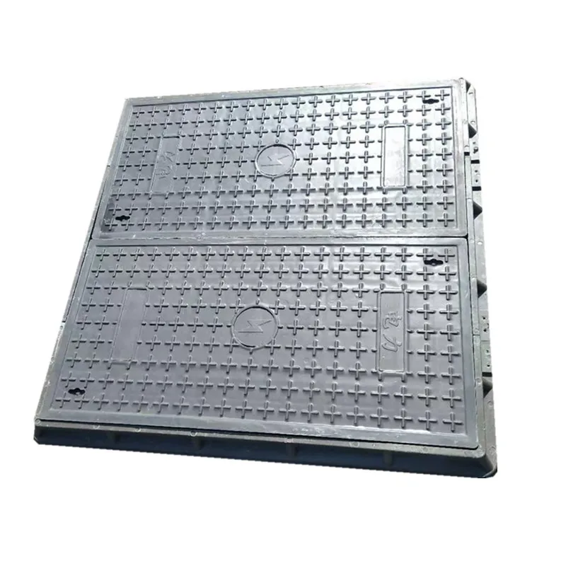 Fiberglass manhole cover composite resin sealing electrical manhole covers