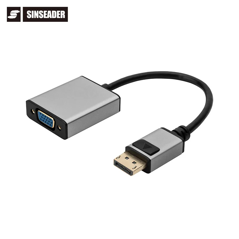 Aluminum HD mini DP Adapter DP To HDMI/Vga/Dvi/Mini DP