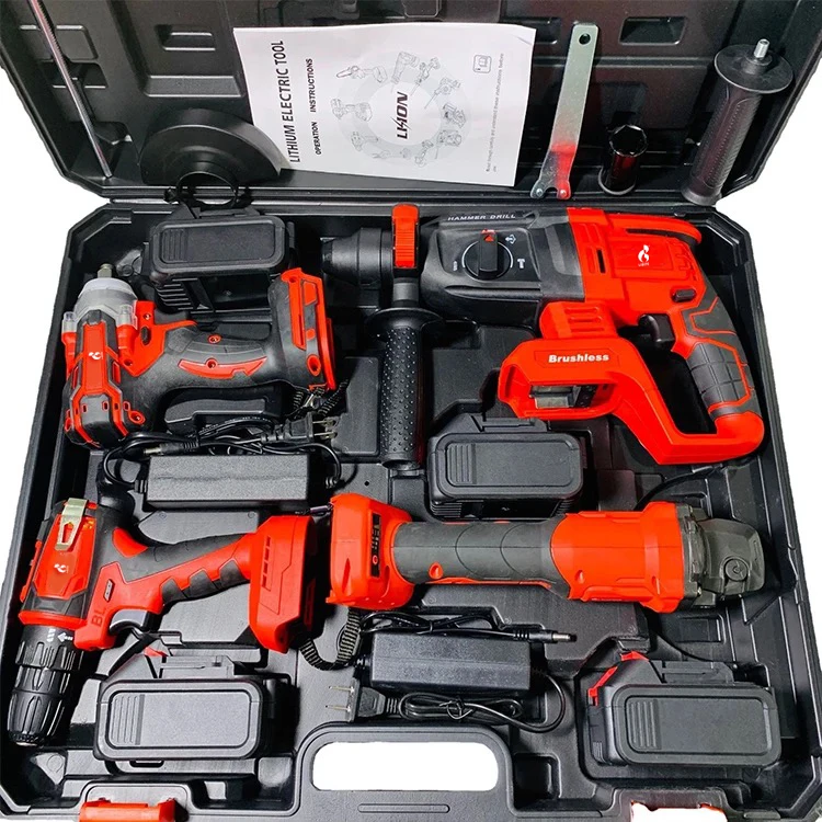 Power Tools High Performance Cordless Drills 18V 1.5Ah Cordless Drill Cordless Screwdriver Drill Lithium Battery Power Tools Kit
