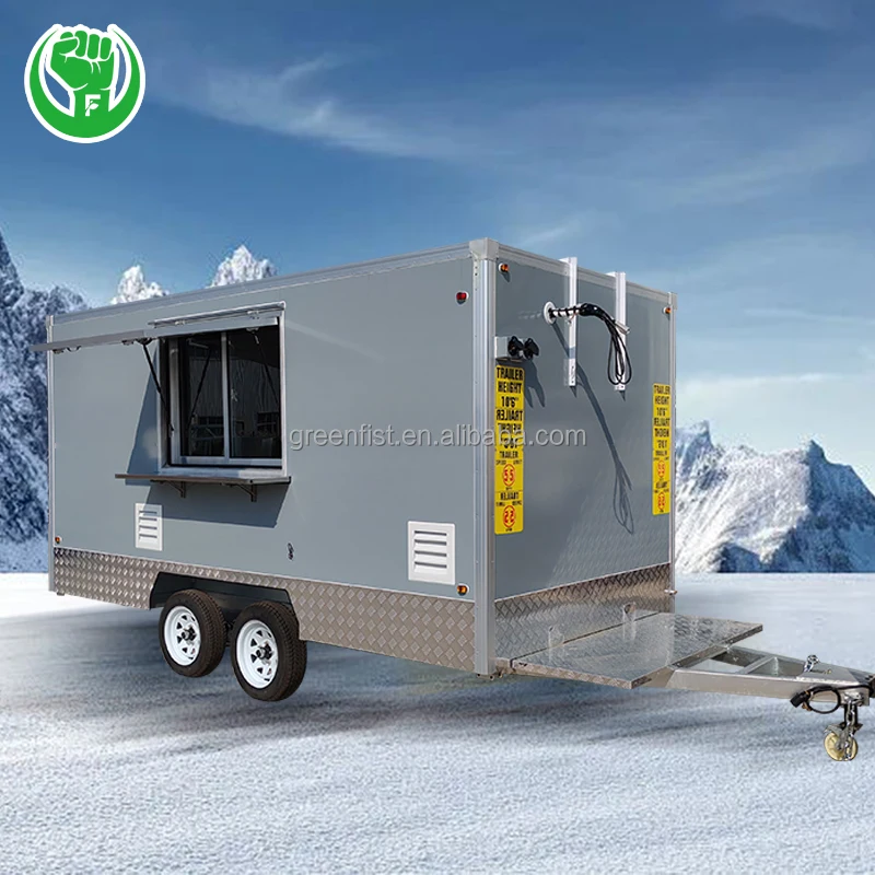 Mobile food truck breakfast food truck with fryer and full kitchen purchase in USA Candan with American standard