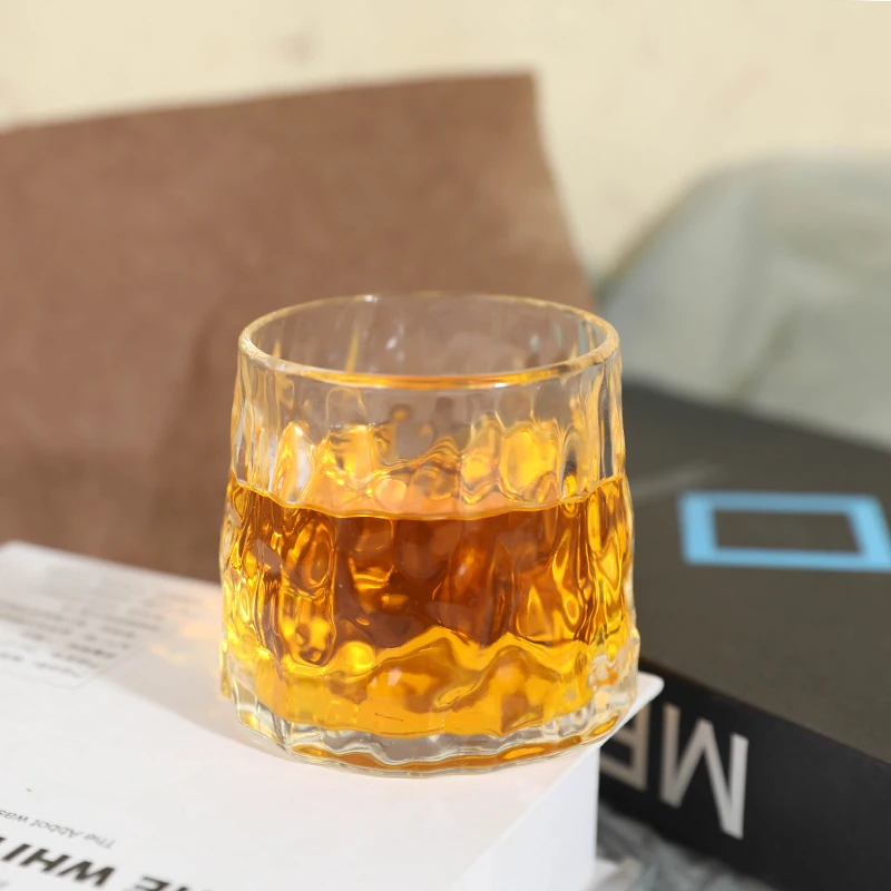 High Quality Factory Direct Whisky Glasses Clear Crystal Cylindrical Shot Glasses Flat Wine Glasses