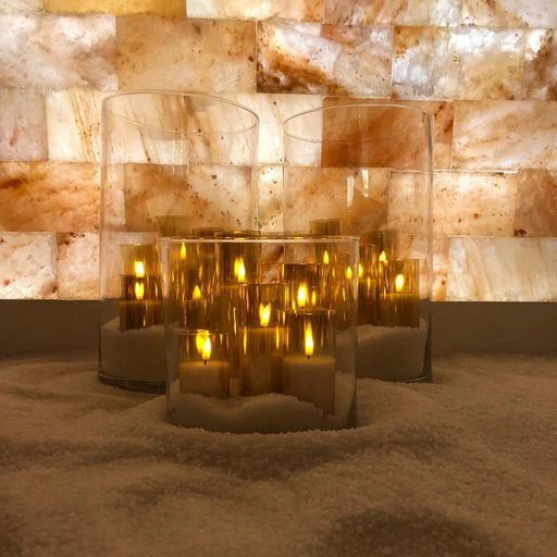 Himalayan Salt Blocks Spa Room Salt Tiles Natural Craft Real Estate Construction 20*10*5cm Himalaya Salt Bricks from China