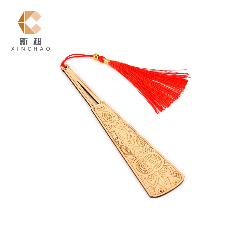 Laser Engraving Gift Bookmark Product Bamboo and Wood New China Hot Bamboo Personal Crafts Bookmark Natural Bamboo Color Xinchao